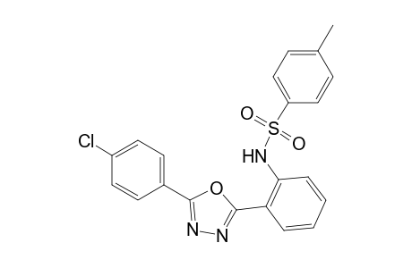 2'-[5-(p-chlorophenyl)-1,3,4-oxadiazol-2-yl]-p-toluenesulfonanilide