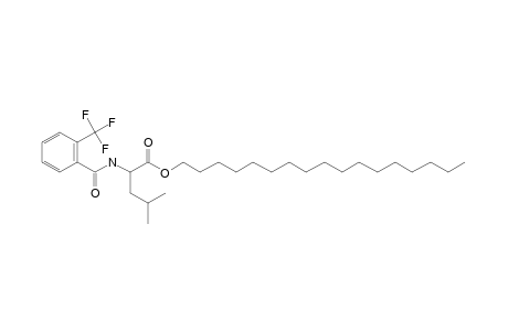 L-Leucine, N-(2-trifluoromethylbenzoyl)-, heptadecyl ester