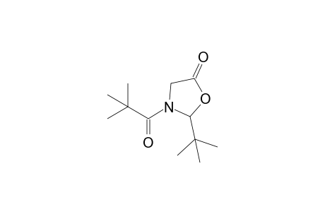 2-tert-Butyl-3-(2,2-dimethyl-1-oxopropyl)-5-oxazolidinone