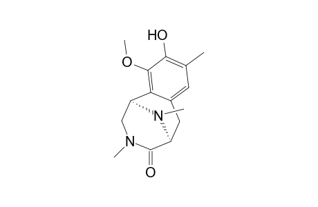 1,2,3,4,5,6-Hexahydro-1,5-imino-9-hydroxy-10-methoxy-3,8,11-trimethyl-4-oxo-3-benzazocine