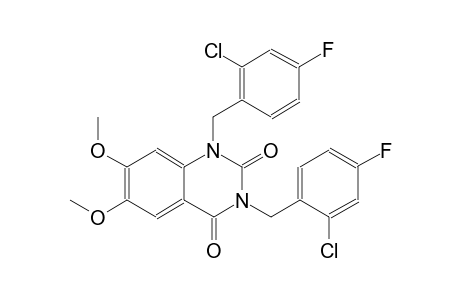 1,3-bis(2-chloro-4-fluorobenzyl)-6,7-dimethoxy-2,4(1H,3H)-quinazolinedione