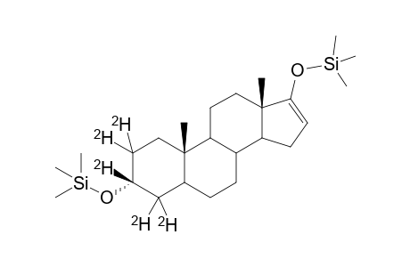 2,2,3,4,4-Pentadeutero-androsterone 16-enol, O,O''-bis-TMS