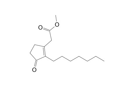 Methyl 3-oxo-2-heptylcyclopent-1-ene-1-acetate