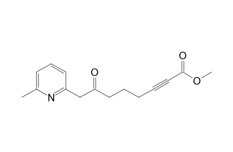 Methyl 7-oxo-8-(6-methylpyridin-2-yl)oct-2-ynoate