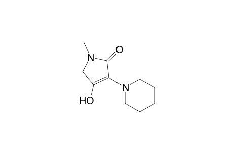 2H-pyrrol-2-one, 1,5-dihydro-4-hydroxy-1-methyl-3-(1-piperidinyl)-