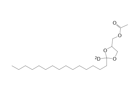 2-Deutero-2-pentadecyl-4-acetoxy methyl-1,3-dioxolane