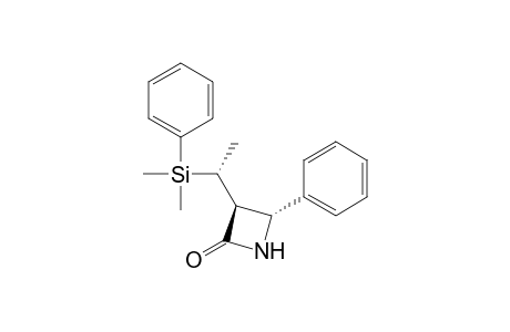(3S,4R)-3-[(1R)-1-[dimethyl(phenyl)silyl]ethyl]-4-phenyl-azetidin-2-one