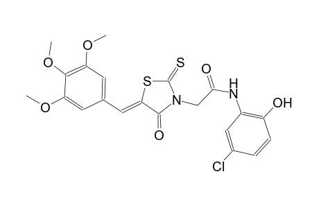 3-thiazolidineacetamide, N-(5-chloro-2-hydroxyphenyl)-4-oxo-2-thioxo-5-[(3,4,5-trimethoxyphenyl)methylene]-, (5Z)-