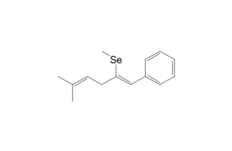 1-Phenyl-2-(methylseleno)-5-methyl-1,4-hexadiene