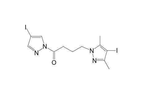 1H-Pyrazole, 4-iodo-1-[4-(4-iodo-1H-pyrazol-1-yl)-4-oxobutyl]-3,5-dimethyl-