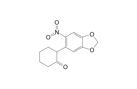 2-(6-Nitro-1,3-benzodioxol-5-yl)cyclohexanone