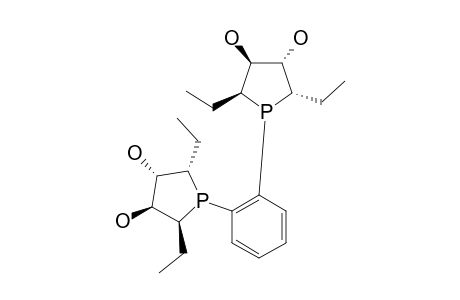 (2S,3S,4S,5S)-1-[2-[(2S,3S,4S,5S)-2,5-diethyl-3,4-dihydroxyphospholan-1-yl]phenyl]-2,5-diethylphospholane-3,4-diol