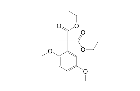 Diethyl .alpha.-[1-(2,5-dimethoxyphenyl)]-.alpha.-methylmalonate