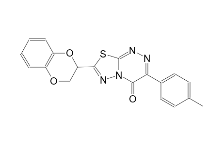 4H-[1,3,4]thiadiazolo[2,3-c][1,2,4]triazin-4-one, 7-(2,3-dihydro-1,4-benzodioxin-2-yl)-3-(4-methylphenyl)-
