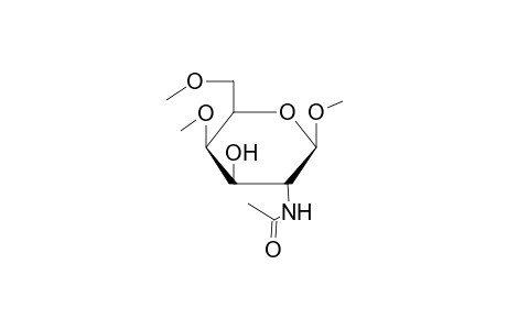 Galactopyranoside, methyl 2-acetamido-2-deoxy-4,6-di-O-methyl-, .alpha.-D-