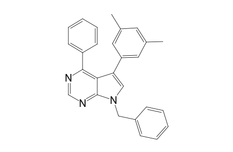 7-BENZYL-5-(3,5-DIMETHYLPHENYL)-4-PHENYL-7H-PYRROLO-[2,3-D]-PYRIMIDINE