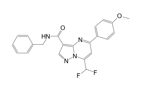 N-benzyl-7-(difluoromethyl)-5-(4-methoxyphenyl)pyrazolo[1,5-a]pyrimidine-3-carboxamide