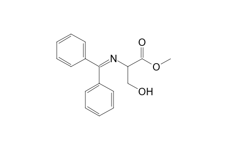 2-(benzhydrylideneamino)-3-hydroxy-propionic acid methyl ester