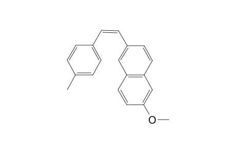 2-methoxy-6-[(Z)-2-(p-tolyl)vinyl]naphthalene