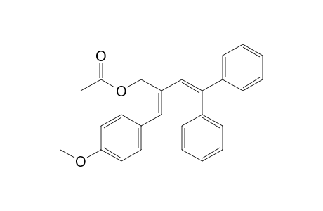 1,1-Diphenyl-4-(p-methoxyphenyl)-3-acetoxymethylbuta-1,3-diene