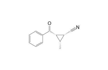 (1R*,2S*,3S*)-2-Benzoyl-3-methylcyclopropanecarbonitrile