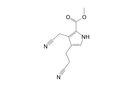 4-(2-Cyanoethyl)-3-cyanomethyl-1H-pyrrole-2-carboxylic acid, methyl ester
