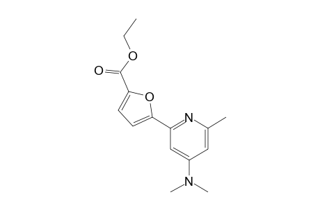 Ethyl 5-(4-(dimethylamino)-6-methylpyridin-2-yl)furan-2-carboxylate