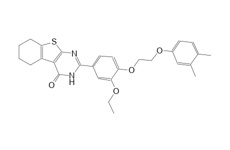 benzo[4,5]thieno[2,3-d]pyrimidin-4(3H)-one, 2-[4-[2-(3,4-dimethylphenoxy)ethoxy]-3-ethoxyphenyl]-5,6,7,8-tetrahydro-