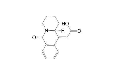 (S,Z)-2-(6-Oxo-1,3,4,6,11,11a-hexahydro-2H-pyrido[1,2-b]isoquinolin-11-ylidene)acetic Acid