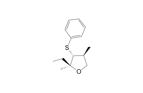 (2S,3R,4S)-2-Ethyl-2,4-dimethyl-3-phenylsulfanyl-tetrahydro-furan