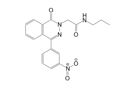 2-(4-(3-nitrophenyl)-1-oxo-2(1H)-phthalazinyl)-N-propylacetamide