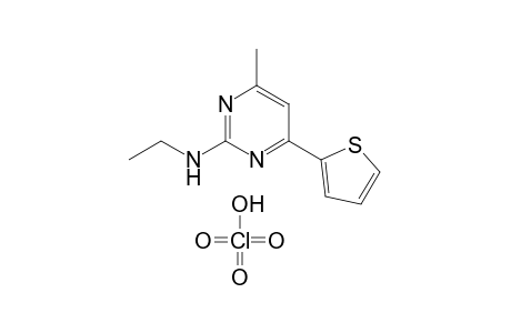 2-(ethylamino)-4-methyl-6-(2-thienyl)-pyrimidine perchlorate