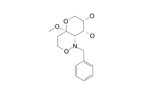 (4AR,7S,8R,8AS)-1-BENZYL-4A-METHOXY-HEXAHYDRO-1H,3H-PYRANO-[3,2-C]-[1,2]-OXAZINE-7,8-DIOL