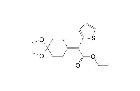 (1,4-Dioxaspiro[4.5]dec-8-ylidene)thiophen-2-ylacetic acid ethyl ester