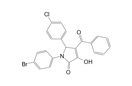 4-benzoyl-1-(4-bromophenyl)-5-(4-chlorophenyl)-3-hydroxy-1,5-dihydro-2H-pyrrol-2-one