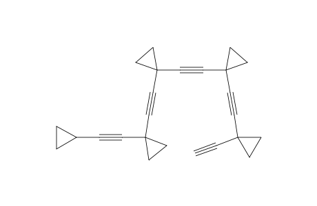 Cyclopropane, 1-[[1-(cyclopropylethynyl)cyclopropyl]ethynyl]-1-[[1-[(1-ethynylcyclopropyl)ethynyl]cyclopropyl]ethynyl]-