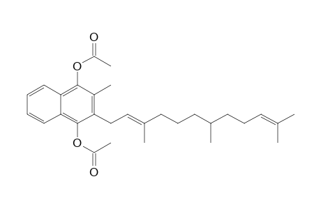 1,4-Naphthalenediol, 2-methyl-3-(3,7,11-trimethyl-2,10-dodecadienyl)-, diacetate