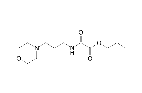 Oxalic acid, monoamide, N-(3-(N-morpholinyl)propyl)-, isobutyl ester