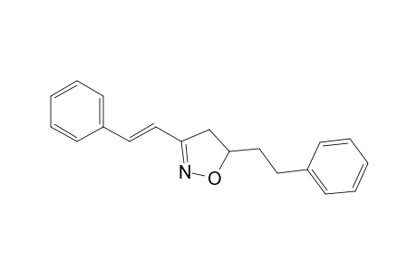 Isoxazole, 4,5-dihydro-3-(2-phenylethenyl)-5-(2-phenylethyl)-, (E)-(.+-.)-