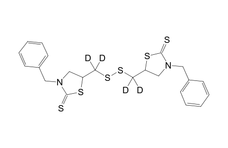2-Thiazolidinethione, 5,5'-[dithiobis(methylene-D2)]bis[3-(phenylmethyl)-