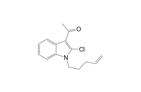 1-(2-Chloro-1-(pent-4-enyl)-1H-indol-3-yl)ethanone