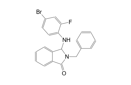 1H-isoindol-1-one, 3-[(4-bromo-2-fluorophenyl)amino]-2,3-dihydro-2-(phenylmethyl)-
