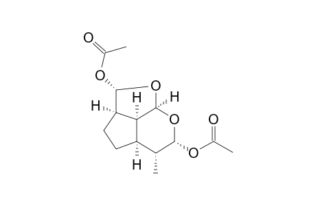 (2S,2aR,4aR,5R,6R,7aR,7bS)-5-Methyl-2a,3,4,4a,5,6,7a,7b-octahydro-2H-1,7-dioxacyclopenta[c,d]indene-2,6-diol diacetate