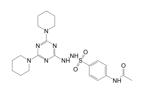N-acetylsulfanilic acid, 2-(4,6-dipiperidino-s-triazin-2-yl)hydrazide