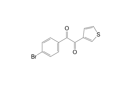 1-(4-Bromophenyl)-2-(thiophen-3-yl)ethane-1,2-dione
