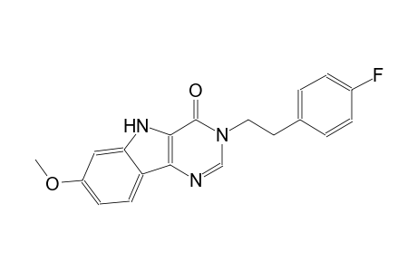 3-[2-(4-fluorophenyl)ethyl]-7-methoxy-3,5-dihydro-4H-pyrimido[5,4-b]indol-4-one