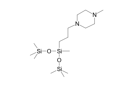 METHYLBIS(TRIMETHYLSILYLOXY)(N-METHYLPIPERAZINOPROPYL)SILANE