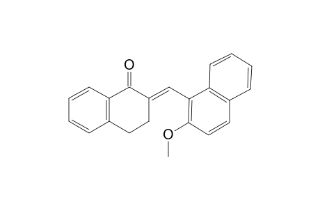 (2E)-2-[(2-Methoxy-1-naphthyl)methylene]-3,4-dihydro-1(2H)-naphthalenone
