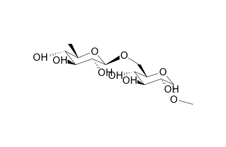 Methyl-6-O-(6-deoxy-b-d-glucopyranosyl)-a-d-glucopyranoside