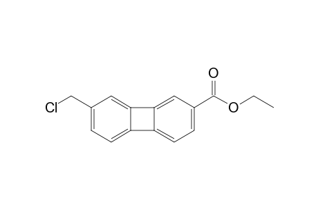 Ethyl 7-chloromethyl-2-biphenylenecarboxylate